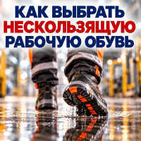 Как выбрать нескользящую рабочую обувь