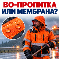 ВО-пропитка или мембрана для спецодежды