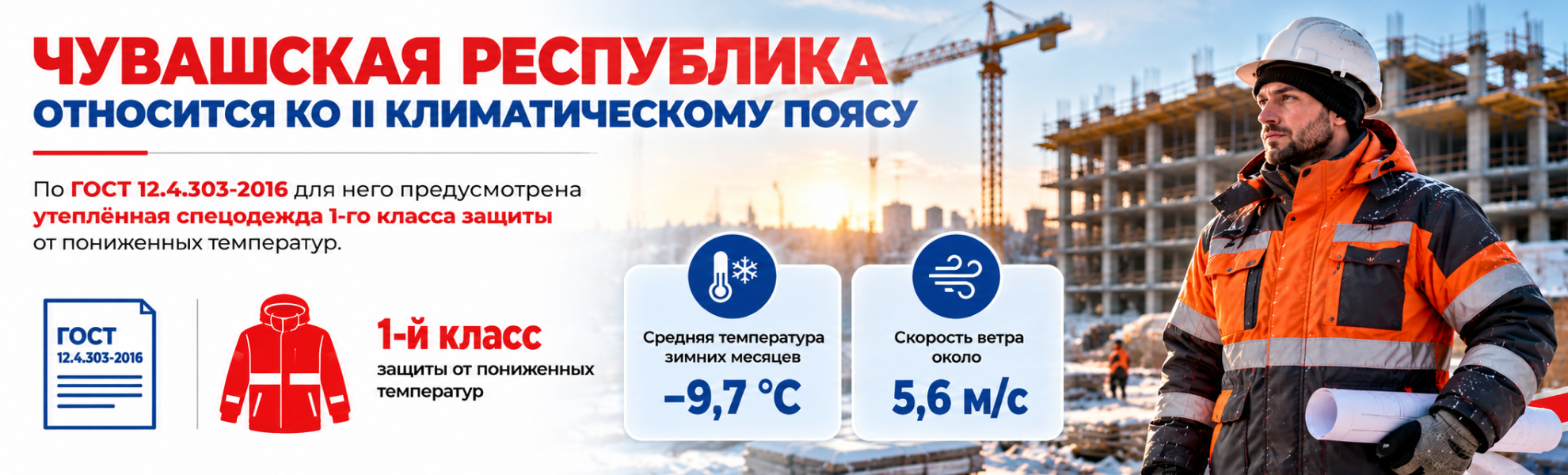 Зимняя спецодежда для 2 климатического пояса